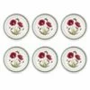 Portmeirion Botanic Garden 10" Plate Poppy Set Of 6
