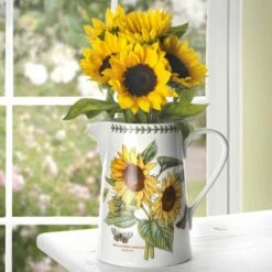 Portmeirion Botanic Garden Bella Jug - Sunflower -HARTS OF STUR Sales BGSU72500 Botanic Garden by Portmeirion Bella Jug Sunflower 1