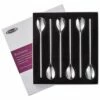 Stellar Rochester Polished 6 Piece Latte/Sundae Spoon Gift Box Set -HARTS OF STUR Sales BL46 Stellar Rochester Polished 6 Piece Latte Spoon Set New