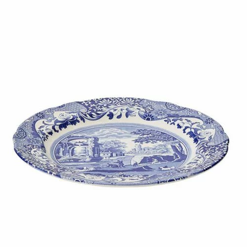 Spode Blue Italian Set Of 4 27cm Plates 4 Spode Blue Italian Set Of 4 27cm Plates - Image 2