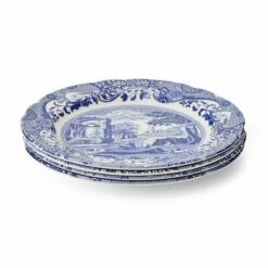 Spode Blue Italian Set Of 4 27cm Plates 9 Spode Blue Italian Set Of 4 27cm Plates -HARTS OF STUR Sales BLI0100 Spode Blue Italian Plate 27cm 2
