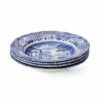 Spode Blue Italian Set Of 4 23cm Soup Plates -HARTS OF STUR Sales BLI0210 Spode Blue Italian Soup Plate