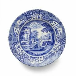 Spode Blue Italian Set Of 4 23cm Soup Plates -HARTS OF STUR Sales BLI0210 Spode Blue Italian Soup Plate 2