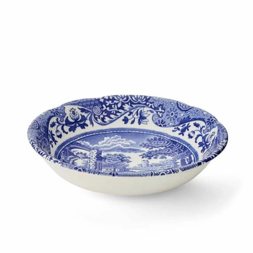 Spode Blue Italian Set Of 4 15cm Cereal Bowls 4 Spode Blue Italian Set Of 4 15cm Cereal Bowls - Image 2