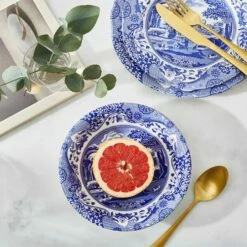 Spode Blue Italian Set Of 4 20cm Cereal Bowls -HARTS OF STUR Sales BLI0336 Spode Blue Italian Cereal Bowl 20cm 3