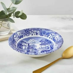 Spode Blue Italian Set Of 4 20cm Cereal Bowls -HARTS OF STUR Sales BLI0336 Spode Blue Italian Cereal Bowl 20cm 5