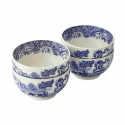 Spode Blue Italian Set Of 4 Dip Bowls