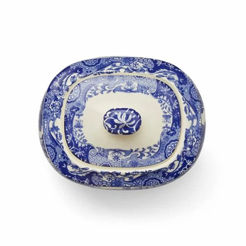 Spode Blue Italian Sugar Box 4 Spode Blue Italian Sugar Box - Image 2