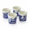 Spode Blue Italian Set Of 4 Egg Cups -HARTS OF STUR Sales BLI2091X Spode Blue Italian Egg Cup