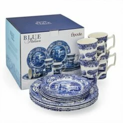 Spode Blue Italian 12 Piece Tableware Set -HARTS OF STUR Sales BLI8544 Spode Blue Italian 12 Piece Set 3