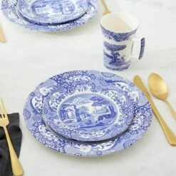 Spode Blue Italian 12 Piece Tableware Set -HARTS OF STUR Sales BLI8544 Spode Blue Italian 12 Piece Set 5