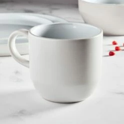 Barbary & Oak Oslo 16 Piece Dinnerware Set Grey -HARTS OF STUR Sales BO867004GRY Barbary And Oak Oslo 16 Piece Dinnerware Set Grey 3