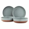 Barbary & Oak Verona Pasta Bowls Set Of 4 Slate