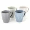 Barbary & Oak Reef Honeycomb Mug, Set Of 4 - Reactive Glaze -HARTS OF STUR Sales BO874013 Barbary Oak Honeycomb Mug Set