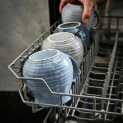 Barbary & Oak Abyss Round Mug, Set Of 4 - Reactive Glaze -HARTS OF STUR Sales BO874014 Barbary Oak Abyss Round Mug Set 4