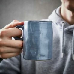 Barbary & Oak Relic Mug, Set Of 4 - Reactive Glaze -HARTS OF STUR Sales BO874015 Barbary Oak Relic Mug Set 3