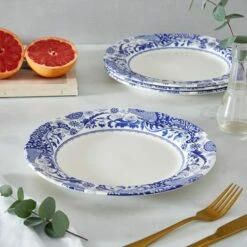 Spode Brocato Set Of 4 27cm Plates -HARTS OF STUR Sales BRO0100 Spode Brocato Plate 4
