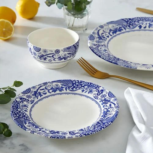 Spode Brocato Set Of 4 20cm Plates 8 Spode Brocato Set Of 4 20cm Plates - Image 6