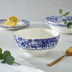 Spode Brocato Set Of 4 Rimless Bowls -HARTS OF STUR Sales BRO05585 Spode Brocato Rimless Bowl 4