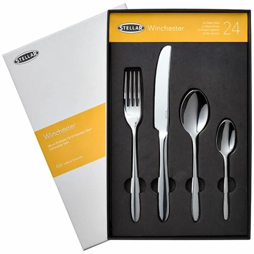 Stellar Winchester 24 Piece Cutlery Gift Box Set 3 Stellar Winchester 24 Piece Cutlery Gift Box Set