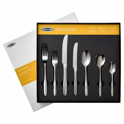 Stellar Winchester 58 Piece Cutlery Gift Box Set 3 Stellar Winchester 58 Piece Cutlery Gift Box Set