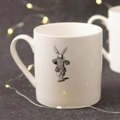 Alice In Wonderland White Rabbit Mug -HARTS OF STUR Sales C000051 Victoria And Albert Alice In Wonderland White Rabbit Can Mug 5