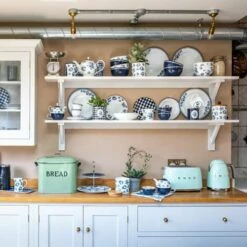 Katie Alice Vintage Indigo Floral Cereal Bowl -HARTS OF STUR Sales CBW002FL Katie Alice Vintage Indigo Floral Cereal Bowl 1