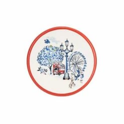Cath Kidston London Ceramic Coasters In Holder -HARTS OF STUR Sales CKLNCERCOAST Cath Kidston London Ceramic Coasters In Holder 2