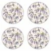 Cath Kidston Wisteria Set Of 4 Cork Backed Round Placemats -HARTS OF STUR Sales CKWSCBRMAT4 Cath Kidston Wisteria Cork Backed Round Placemat 4 Pack