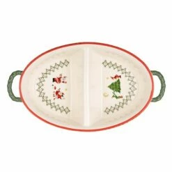 Cath Kidston Christmas Divided Dish -HARTS OF STUR Sales CKXLFDIVDISH Cath Kidston Christmas Divided Dish 2