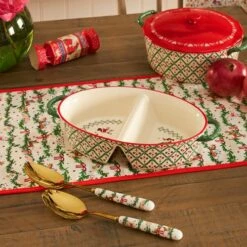 Cath Kidston Christmas Divided Dish -HARTS OF STUR Sales CKXLFDIVDISH Cath Kidston Christmas Divided Dish 3