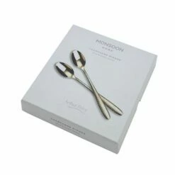 Arthur Price Monsoon Champagne Mirage Set Of 6 Sundae Spoons -HARTS OF STUR Sales CMIR0355 Arthur Price Monsoon Champagne Mirage Set of 6 Sundae Spoons 1