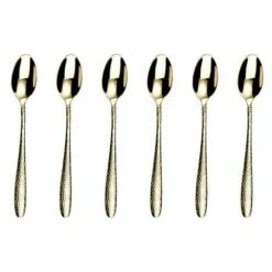 Arthur Price Monsoon Champagne Mirage Set Of 6 Sundae Spoons -HARTS OF STUR Sales CMIR0355 Arthur Price Monsoon Champagne Mirage Set of 6 Sundae Spoons New