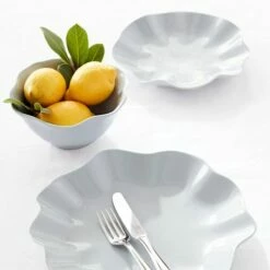 Sophie Conran Floret Grey Medium Serving Bowl -HARTS OF STUR Sales CPKB79326XG Sophie Conran Floret Grey Medium Serving Bowl 4