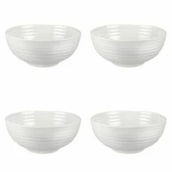 Sophie Conran Noodle Bowl White 7" Set Of 4