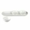 Sophie Conran 3 Dip Bowls & Tray White -HARTS OF STUR Sales CPW78856 XP Sophie Conran 3 Dip Bowls and Tray White