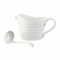 Sophie Conran Sauce Jug & Mini Ladle White
