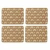 Creative Tops Cork Placemat Set Of 4 Rainbow -HARTS OF STUR Sales CTPMCKRBOWPK4 Creative Tops Cork Placemat Set Of 4 Rainbow