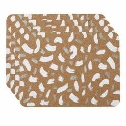 Creative Tops Cork Placemat Set Of 4 Terrazzo -HARTS OF STUR Sales CTPMCKTERPK4 Creative Tops Cork Placemat Set Of 4 Terrazzo 2
