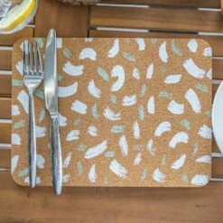 Creative Tops Cork Placemat Set Of 4 Terrazzo -HARTS OF STUR Sales CTPMCKTERPK4 Creative Tops Cork Placemat Set Of 4 Terrazzo 3