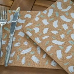 Creative Tops Cork Placemat Set Of 4 Terrazzo -HARTS OF STUR Sales CTPMCKTERPK4 Creative Tops Cork Placemat Set Of 4 Terrazzo 5