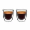 Bialetti Firenze Double Walled Espresso Glasses 80ml Set Of 2 -HARTS OF STUR Sales DBW013 Firenze Double Walled Espresso Glasses 80ml Set of 2
