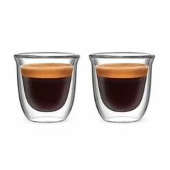 Bialetti Firenze Double Walled Espresso Glasses 80ml Set Of 2