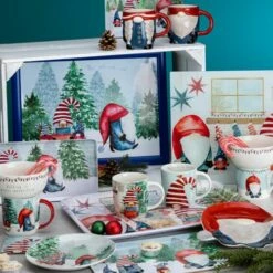 Christmas Gonk Mug & Bowl Set -HARTS OF STUR Sales DD07258 DMD Christmas Gonk Mug Bowl Set 4