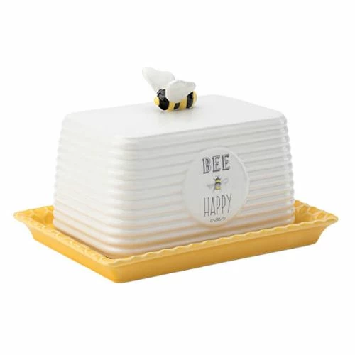 English Tableware Company Bee Happy Butter Dish 4 English Tableware Company Bee Happy Butter Dish - Image 2