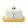 English Tableware Company Bee Happy Butter Dish -HARTS OF STUR Sales DD0917A01 English Tableware Company Bee Happy Butter Dish