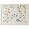 English Tableware Company Pressed Flowers Lap Tray -HARTS OF STUR Sales DD4826A01 English Tableware Company Pressed Flowers Lap Tray