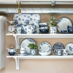 Katie Alice Vintage Indigo Dinner Plate -HARTS OF STUR Sales DP002 Katie Alice Vintage Indigo Dinner Plate 3