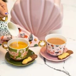 Eleanor Bowmer Cup And Saucer Shell -HARTS OF STUR Sales EBCUPSAUSHEL Eleanor Bowmer Cup And Saucer Shell 3