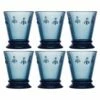 La Rochere Bee Blue Tumbler 260ml Set Of 6 2 La Rochere Bee Blue Tumbler 260ml Set Of 6 -HARTS OF STUR Sales G LR 612148X6 La Rochere Bee Blue Tumbler Set Of 6